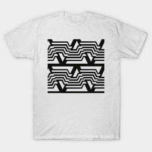 Geometric pattern triangle art deco T-Shirt